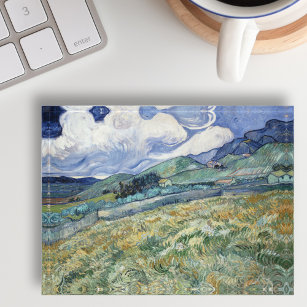 Landscape France Vincent Van Gogh Vintage Art Desk Paperweight