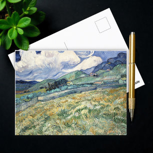 Landscape from Saint-Rémy by Vincent Van Gogh Postcard