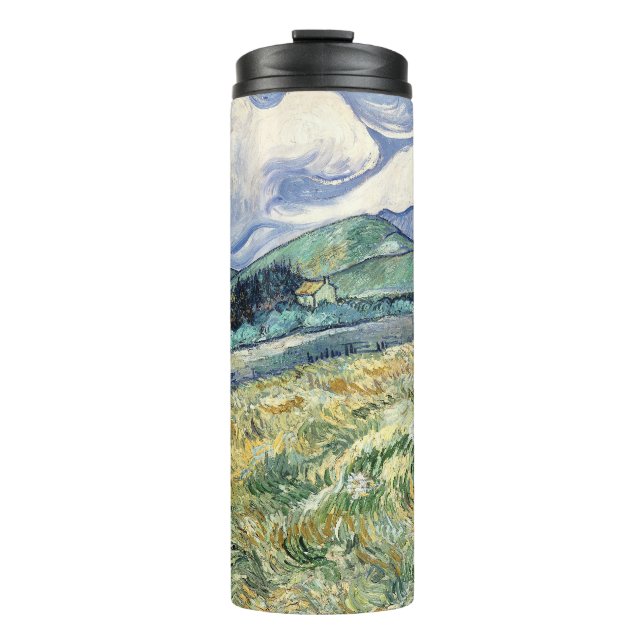  Landscape from Saint-Rémy by Vincent Van Gogh  Thermal Tumbler (Front)