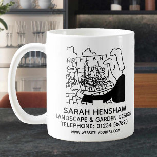 Landscape Garden Design or Garden Designer Coffee Mug