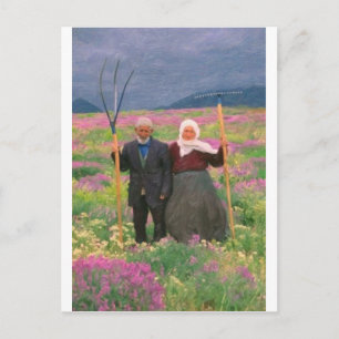 landscape  heavenly kurdish family postcard