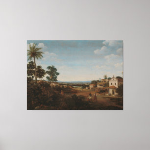 Landscape in Brazil, Frans Jansz Post, c. 1665 - c Canvas Print