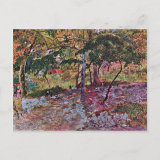 Landscape In Martinique By Gauguin Paul Postcard