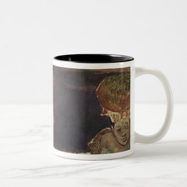 Landscape in Martinique Two-Tone Coffee Mug (Right)