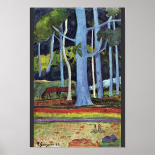 Landscape In Tahiti By Gauguin Paul (Best Quality) Poster