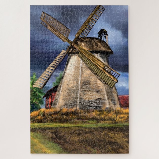 Landscape in the Netherlands Jigsaw Puzzle (Vertical)