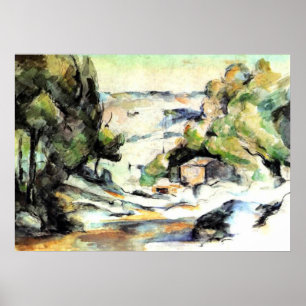 Landscape in the Provence - Paul Cezanne - c1880 Poster