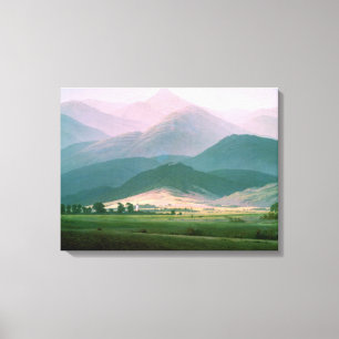 Landscape in the Riesengebirge, 1810-11 Canvas Print