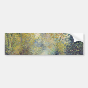 Landscape In the Woods (by Pierre-Auguste Renoir) Bumper Sticker