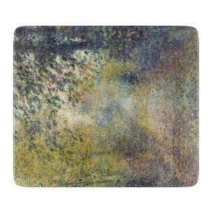 Landscape In the Woods (by Pierre-Auguste Renoir) Cutting Board