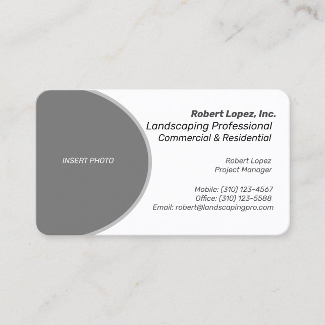Landscape / Lawn Care / Paver / Concrete Business  Business Card (Front)