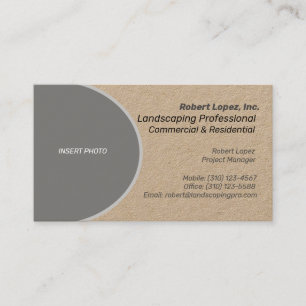 Landscape / Lawn Care / Paver / Concrete Business  Business Card