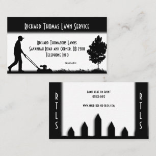 Landscape Lawn Service Business Card