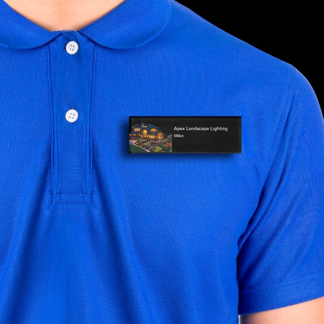 Landscape Lighting Electrician Staff Name Tags (Creator Uploaded)
