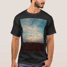 Landscape Men's Black T-Shirt