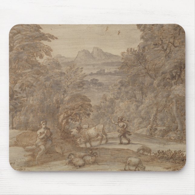 Landscape  Mercury and Apollo Mouse Mat (Front)