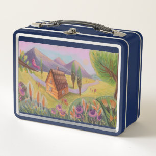 landscape Metal Lunch Box