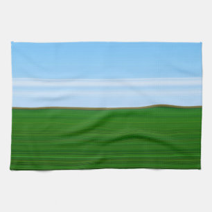 Landscape - Minimalist Style Tea Towel