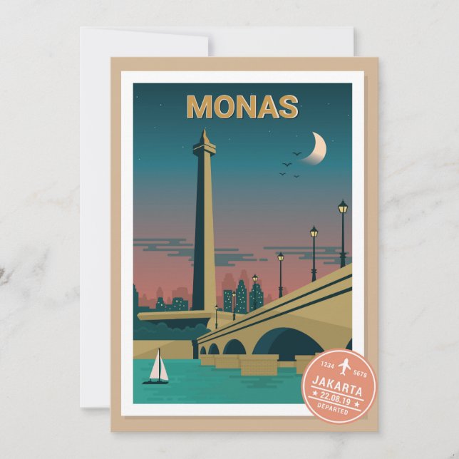 Landscape Monas Invitation (Front)