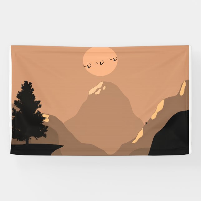 Landscape Mountain Natural Banner (Horizontal)