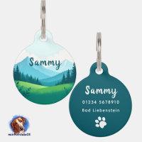 landscape mountains | personalized dog brand