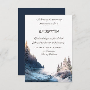 Landscape,Nature,Forest Reception Invitation