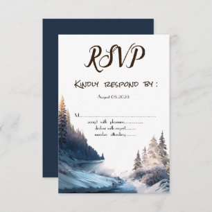 Landscape,Nature,Forest RSVP Invitation