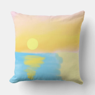 landscape nature painting cushion