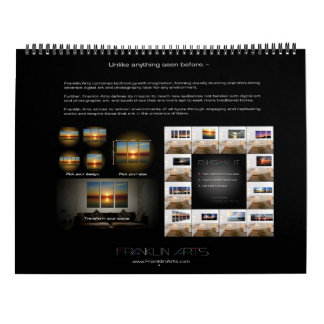 Landscape & Nature Photography by Franklin Arts Calendar