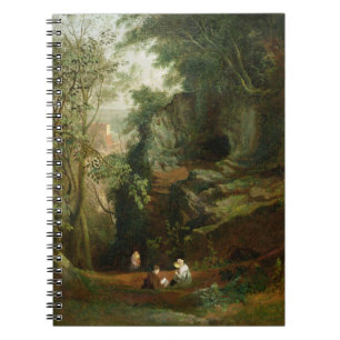Landscape near Clifton, c.1822-23 (oil on canvas) Notebook