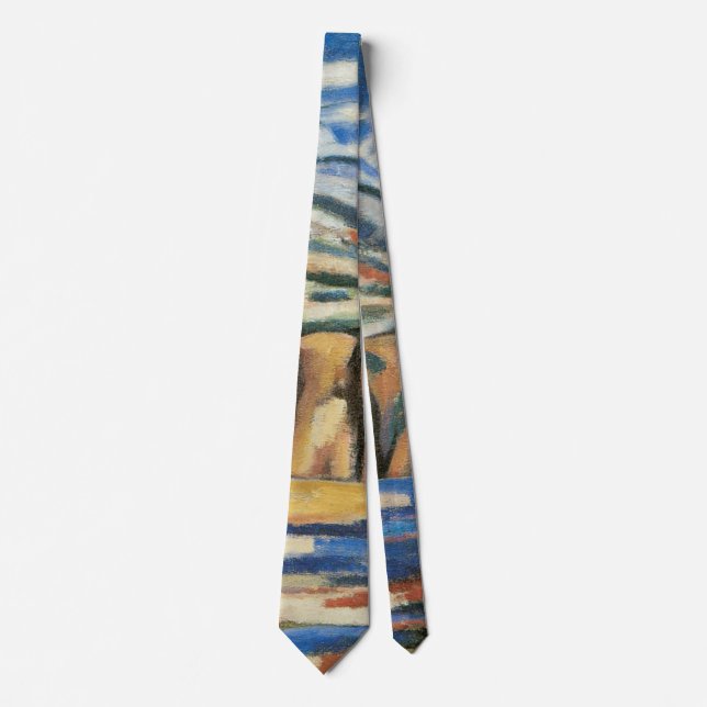 Landscape, New Mexico by Marsden Hartley, Fine Art Tie (Front)