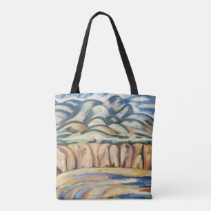 Landscape, New Mexico by Marsden Hartley, Fine Art Tote Bag
