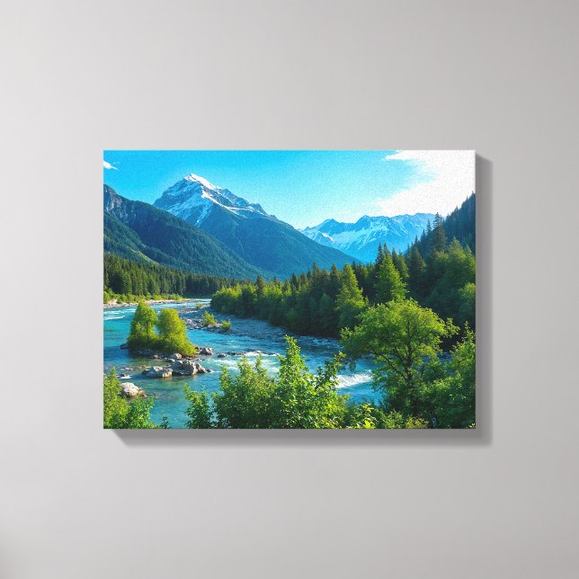 Landscape No. 10, Landscape Series Canvas Print (Front)