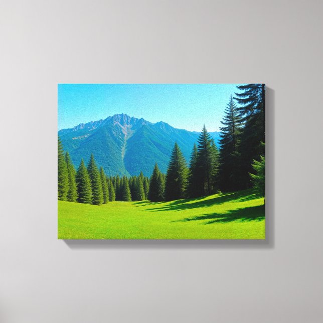 Landscape No. 12, Landscape Series Canvas Print (Front)