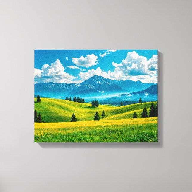 Landscape No. 20, Landscape Series Canvas Print (Front)