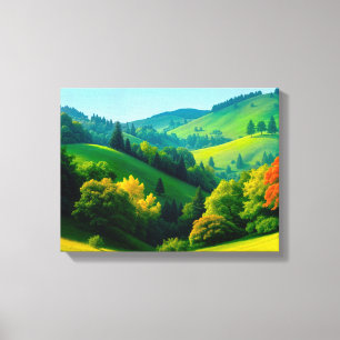 Landscape No. 2, Landscape Series Canvas Print
