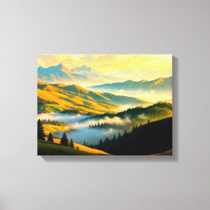 Landscape No. 5, Landscape Series Canvas Print