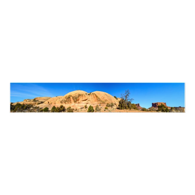 Landscape of Carmel Rock Formation Southwest Utah Photo Print (Front)