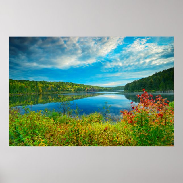 Landscape of Costello Lake Poster (Front)