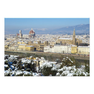 Landscape of Florence from Piazzale Photo Print