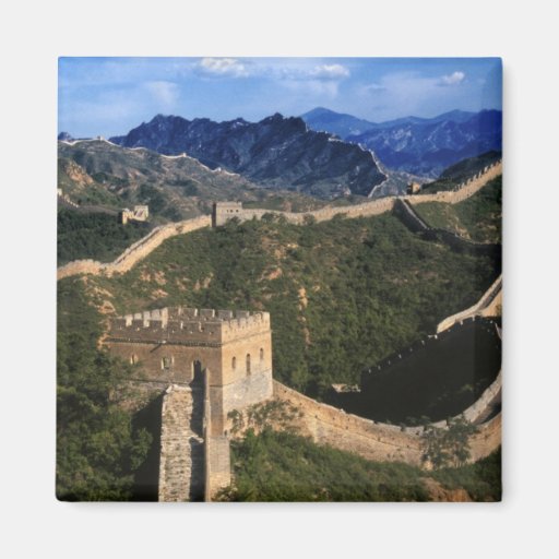 Image of Landscape of Great Wall, Jinshanling, China Magnet