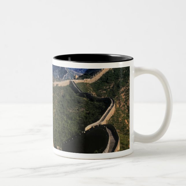 Landscape of Great Wall, Jinshanling, China Two-Tone Coffee Mug (Right)