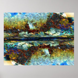 Landscape of Rust Poster