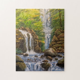 Landscape Of Waterfall Jigsaw Puzzle