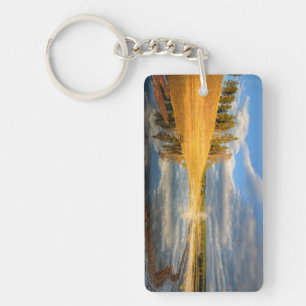 Landscape of Yellowstone Key Ring