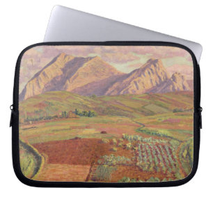 Landscape (oil on canvas) laptop sleeve