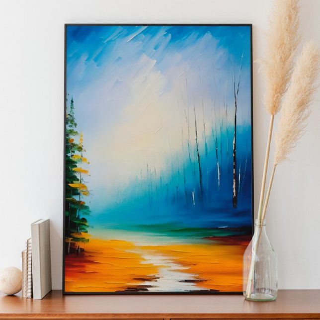 Landscape Oil Painting- Minimalist Poster (Creator Uploaded)