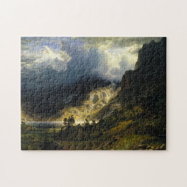 Landscape painting Albert Bierstadt Jigsaw Puzzle (Horizontal)