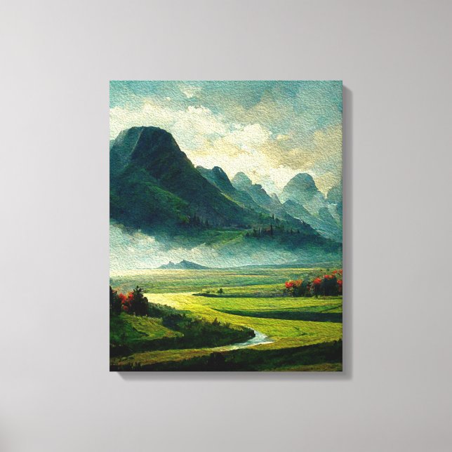 Landscape Painting Canvas Painting Wall Art (Front)