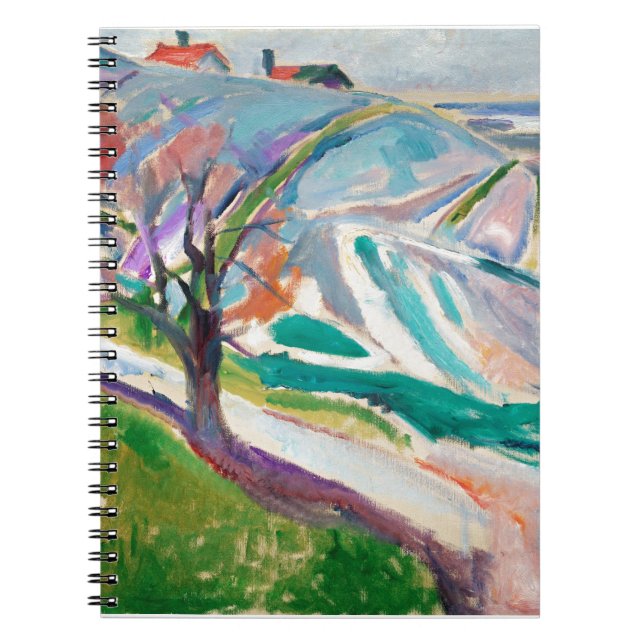 Landscape Painting Edward Munch Notebook (Front)